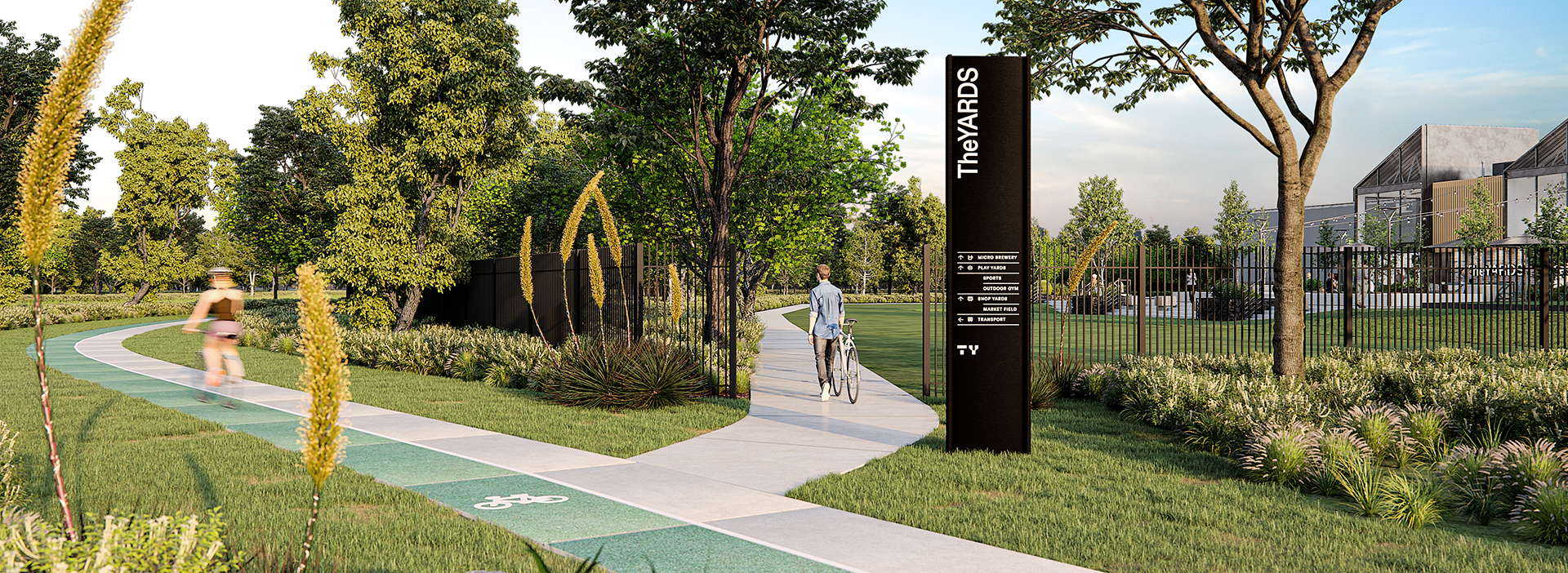 The YARDS cycling path